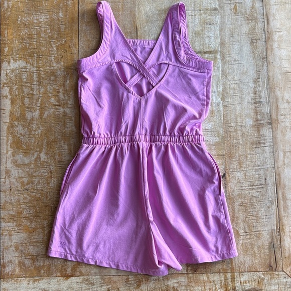 All in Motion Purple Girls Romper M(8) - Picture 3 of 5